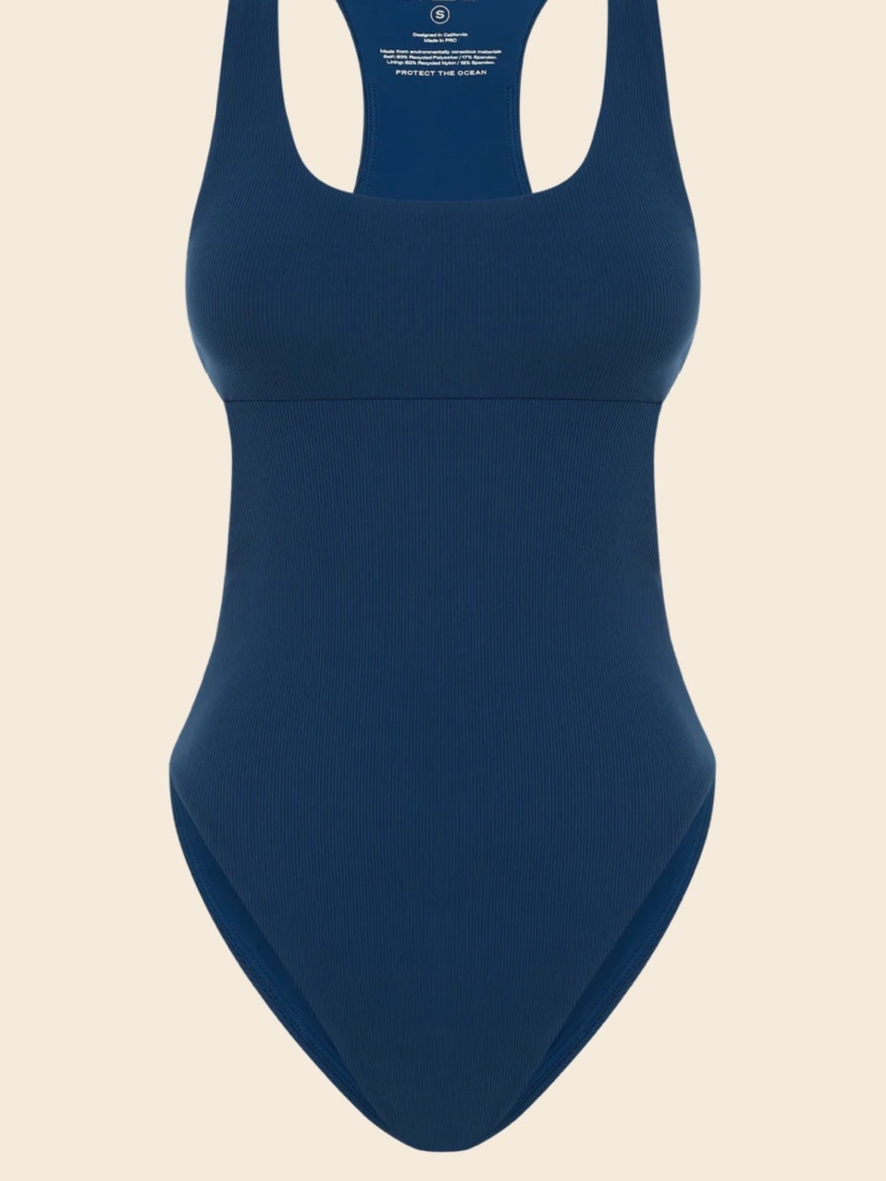 Abysse Margo One Piece - Ocean Rib Royal Blue One-Piece Swimsuit - Picture 2 of 10